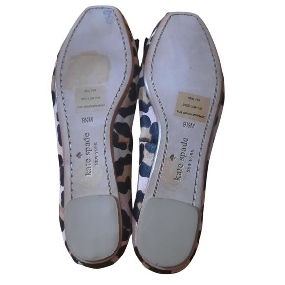 Kate Spade Fontana Womens Animal Print Ballet Flats Size 9 1/2M NWOT - Picture 8 of 9